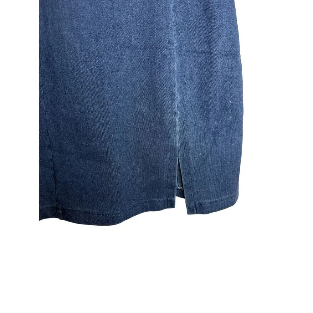 Susana Monaco Denim Mini Slip Dress Blue Size XS NWT